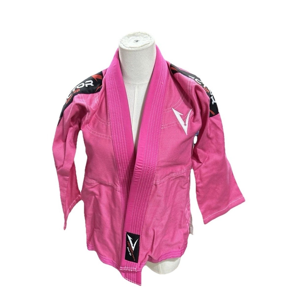Vector Sports Brazilian Jiu Jitsu Gi Top Size K3 Gear Up Attila Series Pink Kids